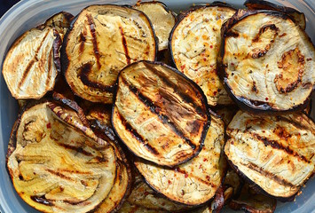 The grilled vegetables