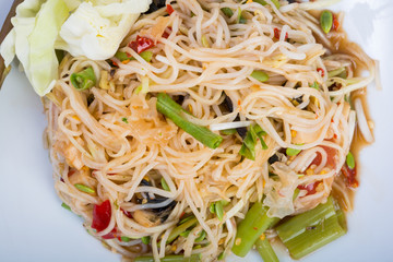green papaya spicy salad Thai style