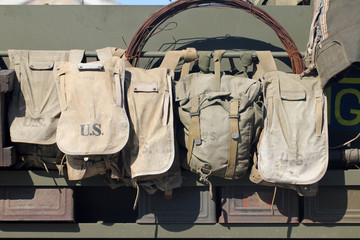 Anciens sacs de l'armée Américaine