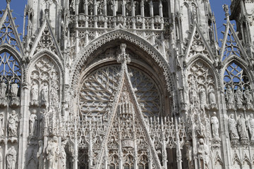 Façade de la cathédrale de Rouen