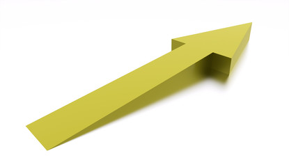 Business arrow concept background rendered