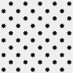 Abstract geometric monochrome pattern minimalistic, stars