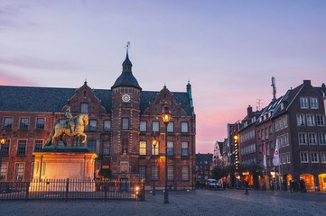 Obraz premium Market square in Dusseldorf