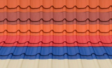 roof tiles texture and background