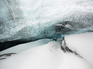 Iceland Ice Cave glacier