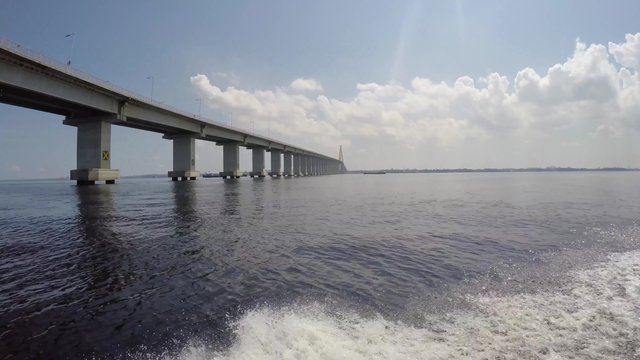 The Manaus-Iranduba Bridge, Brazil