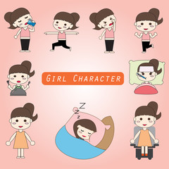 Girl character