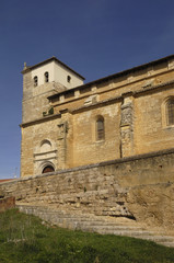 Fototapeta na wymiar Santa Maria del Castillo, Church, Fromista, Palencia,