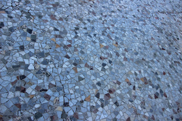 Tivoli,Italy,Lazio,road,way,mosaic.