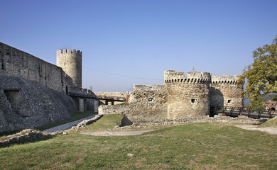 Fototapeta na wymiar Kalemegdan fortress. Serbia