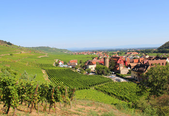 Fototapeta na wymiar Alsace village de Kaysersberg 