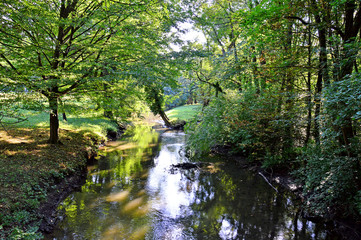 Fluss im Schlosspark Laxenburg