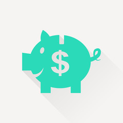 Vector piggy bank icon