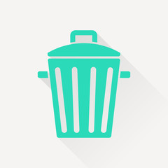 Trash can icon