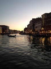 Fototapeta premium Tramonto a Venezia