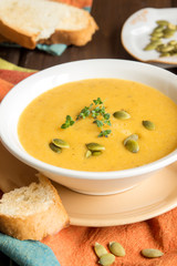Pumpkin cream soup