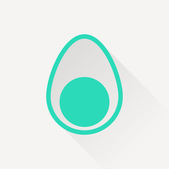 Vector egg icon. Food icon. Eps10