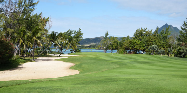 parcours de golf &agrave; l'&icirc;le maurice