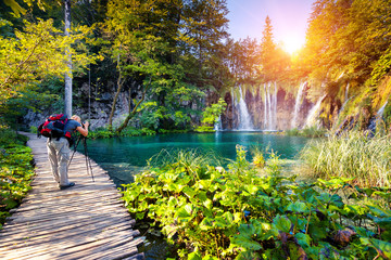Naklejka premium Plitvice National Park