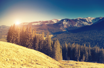 magical mountains landscape