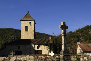 Fototapeta na wymiar Medieval Village of Loubressac, France