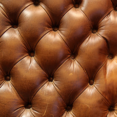 brown leather couch texture - 91153328