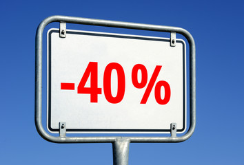 40% Rabatt