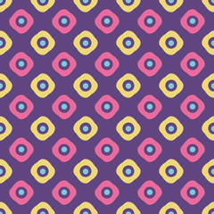 Naklejka premium Colorful crazy seamless pattern