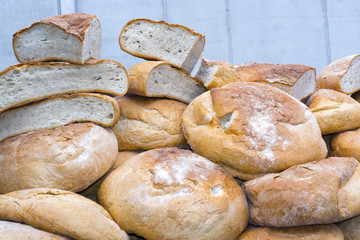 Pile of bread