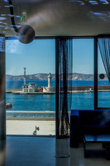 Vu sur le Grand port maritime de Marseille Fos du mus&eacute;e du MUCEM 