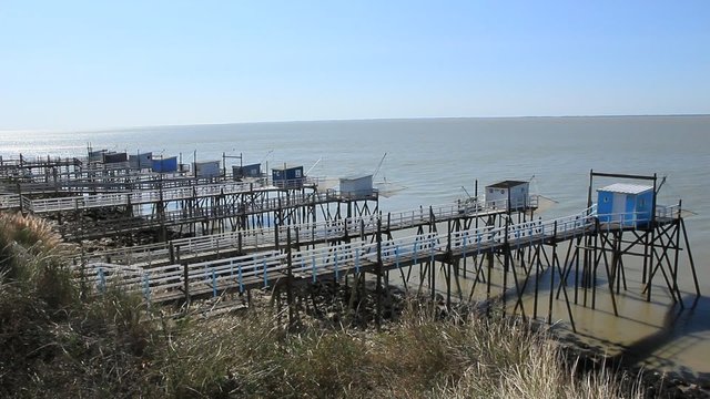 Carrelets et p&ecirc;che