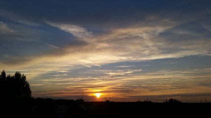 Obraz premium Zachód słońca