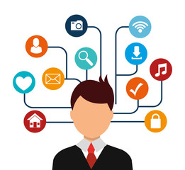 Social media entertainment graphic design