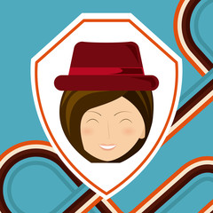 retro style background 