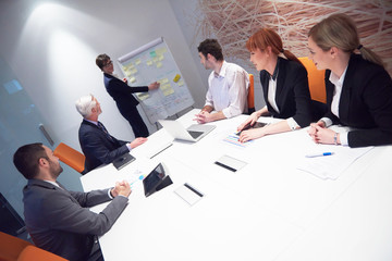 business people group on meeting