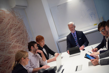 business people group on meeting