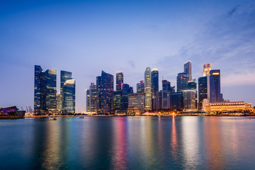 Obraz na płótnie Canvas Singapore Skyline