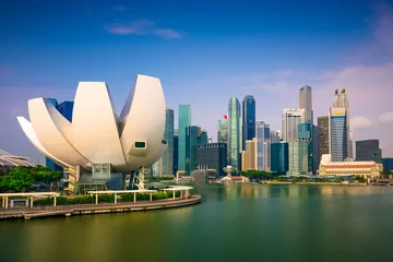 Poster Singapore Skyline © SeanPavonePhoto