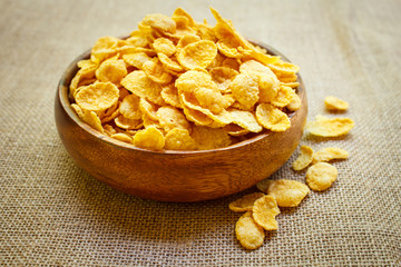 Fresh cereal cornflakes.