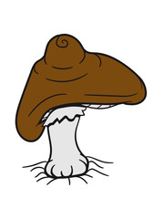 brown mushroom forest small