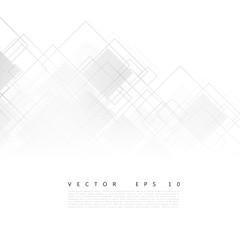 Vector white squares. Abstract background