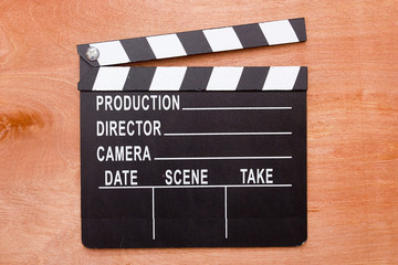 Obraz premium Cinema clapper