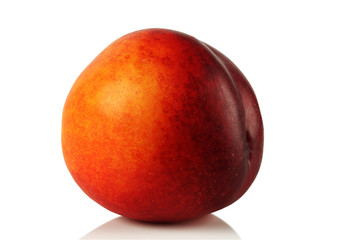 Ripe juicy nectarine.