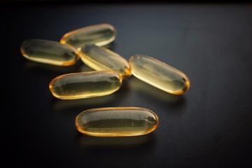 Cod liver oil capsules