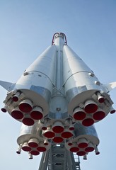 Russian spaceship Vostok is  in main national exhibition centre in Moscow