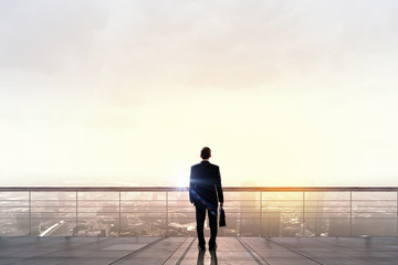 Obraz premium On top of business