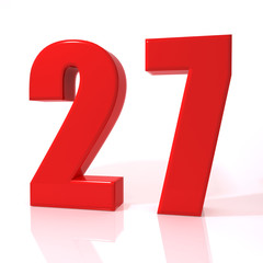 Number twenty seven 