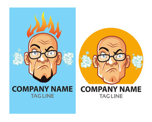 Mad Bald Guy Logo