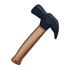 hammer isolated illustration