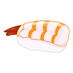 Sushi isolated illustration
